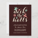 Search for deck the halls invitations Trendy