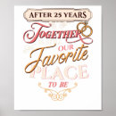 Search for 25th anniversary posters Husband and wife