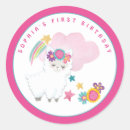 Search for white llama stickers Pink