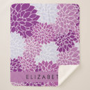 Search for dahlias blankets Floral pattern