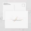 Search for fancy initial postcards For her