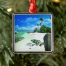 Search for sand christmas tree decorations Tropical beach