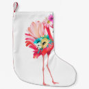 Search for bird christmas stockings Flamingo
