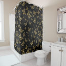 Search for gold butterfly shower curtains Pattern