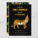 Search for tiger party invitations Tropical