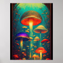 Search for purple mushrooms posters Psychedelic