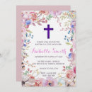 Search for purple christening invitations Baby