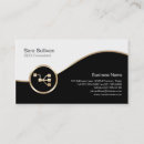 Search for points business cards Black