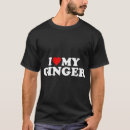 Search for ginger love tshirts Redhead