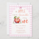 Search for apple birthday invitations Girl