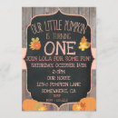Search for first birthday halloween invitations Rustic
