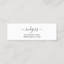 Search for mini business cards Elegant