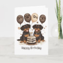 Search for rottweiler birthday cards Celebration
