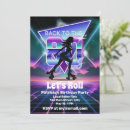 Search for neon roller skate birthday invitations 80s