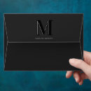 Search for black envelopes Elegant