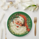 Search for santa claus plates Holiday season