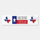 Search for texas secede bumper stickers Texans