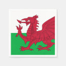 Search for welsh dragon napkins Wales