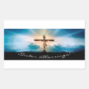 Search for religious easter rectangle stickers Cross