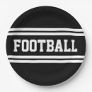 Search for football paper plates White