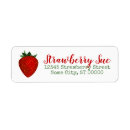Search for farmers market return address labels Strawberries
