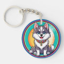 Search for funny cartoon character key rings Illustration