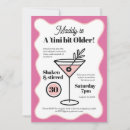 Search for martini birthday invitations A tini bit older