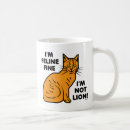 Search for funny orange cat mugs Humour