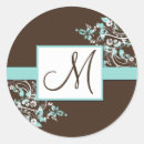 Search for turquoise and brown stickers Floral