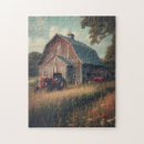 Search for vintage tractor puzzles Rustic