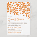 Search for heart leaf tree wedding invitations Fall