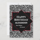 Search for masculine birthday cards Typography