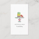 Search for macaron business cards Pastry chef
