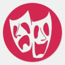 Search for comedy and tragedy stickers Acting