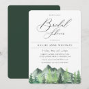Search for woodland bridal shower invitations Mountain