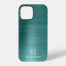 Search for metallic green iphone cases Initials