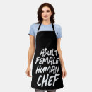 Search for female chef aprons Woman