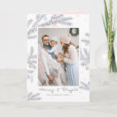 Search for feminine christmas cards Merry and bright