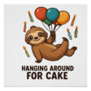 Search for sloth hang in there posters Cute