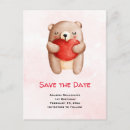 Search for bear save the dates Watercolor