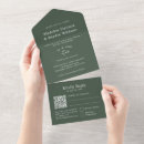 Search for dark forest green wedding invitations Typography