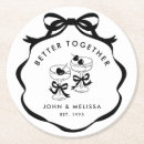 Search for better coasters Black and white