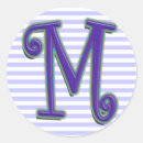 Search for purple alphabet stickers Initials