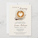 Search for love is brewing invitations Simple