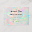 Search for thank you for your purchase business cards Handmade