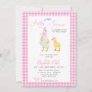 Search for gingham and pink invitations Mother to be