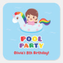Search for pool floats stickers Birthday