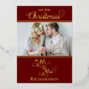 Search for first mr and mrs christmas cards Newly weds