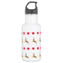 Search for reindeer christmas water bottles Red