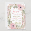 Search for dusty pink bridal shower invitations Love is in bloom